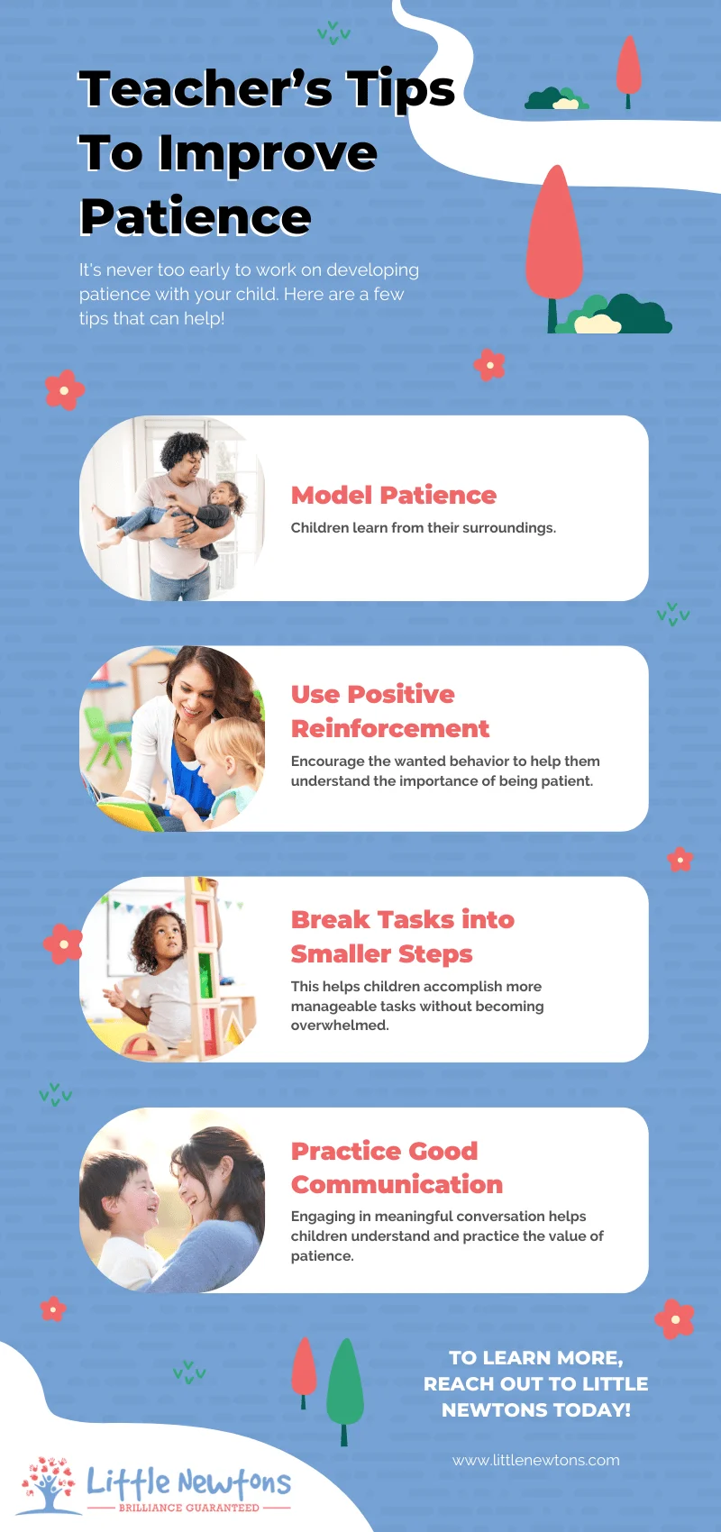 Teacher’s Tips To Improve Patience Infographic