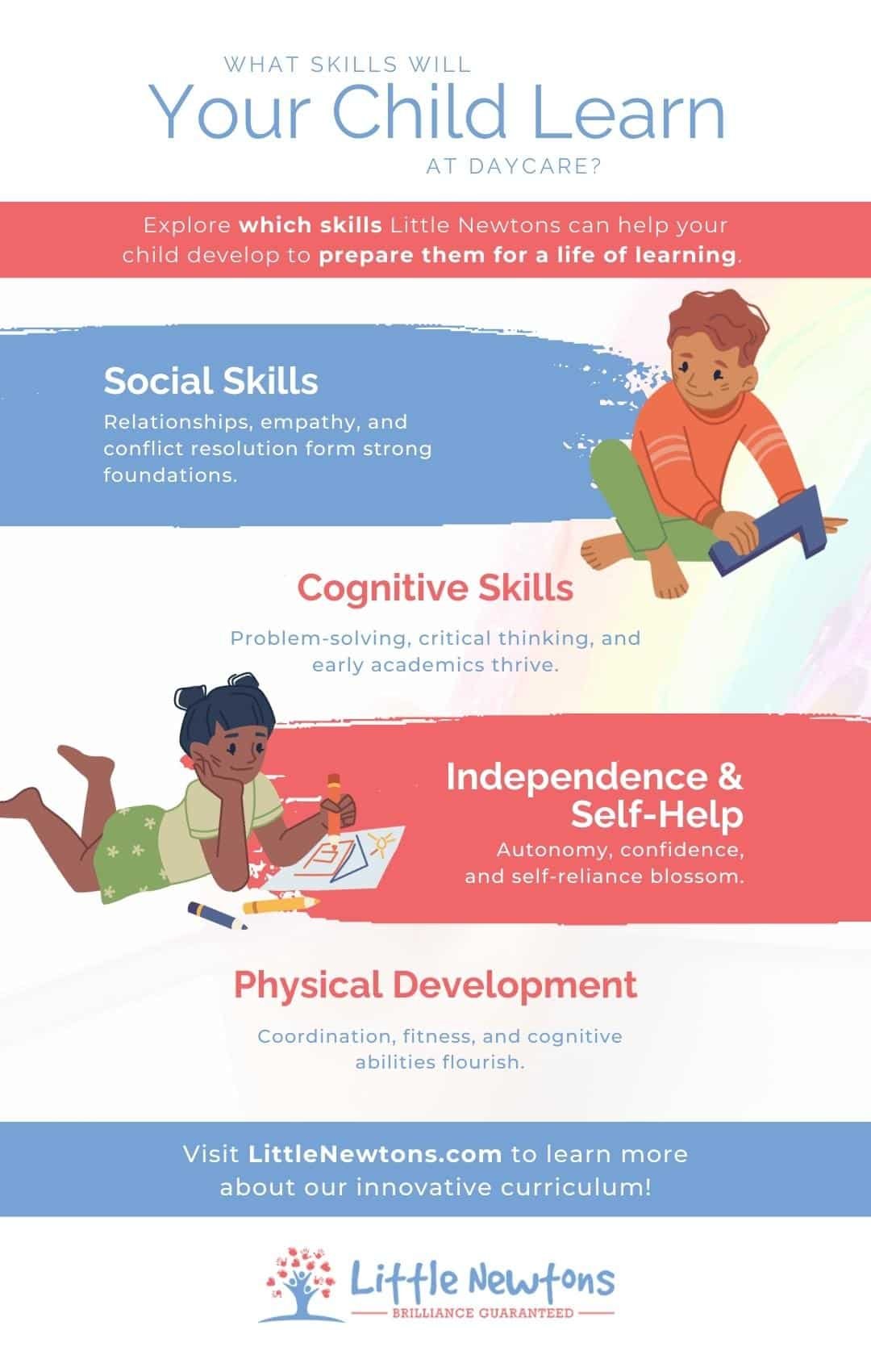  Infographic - What Skills Will Your Child Learn at Daycare?