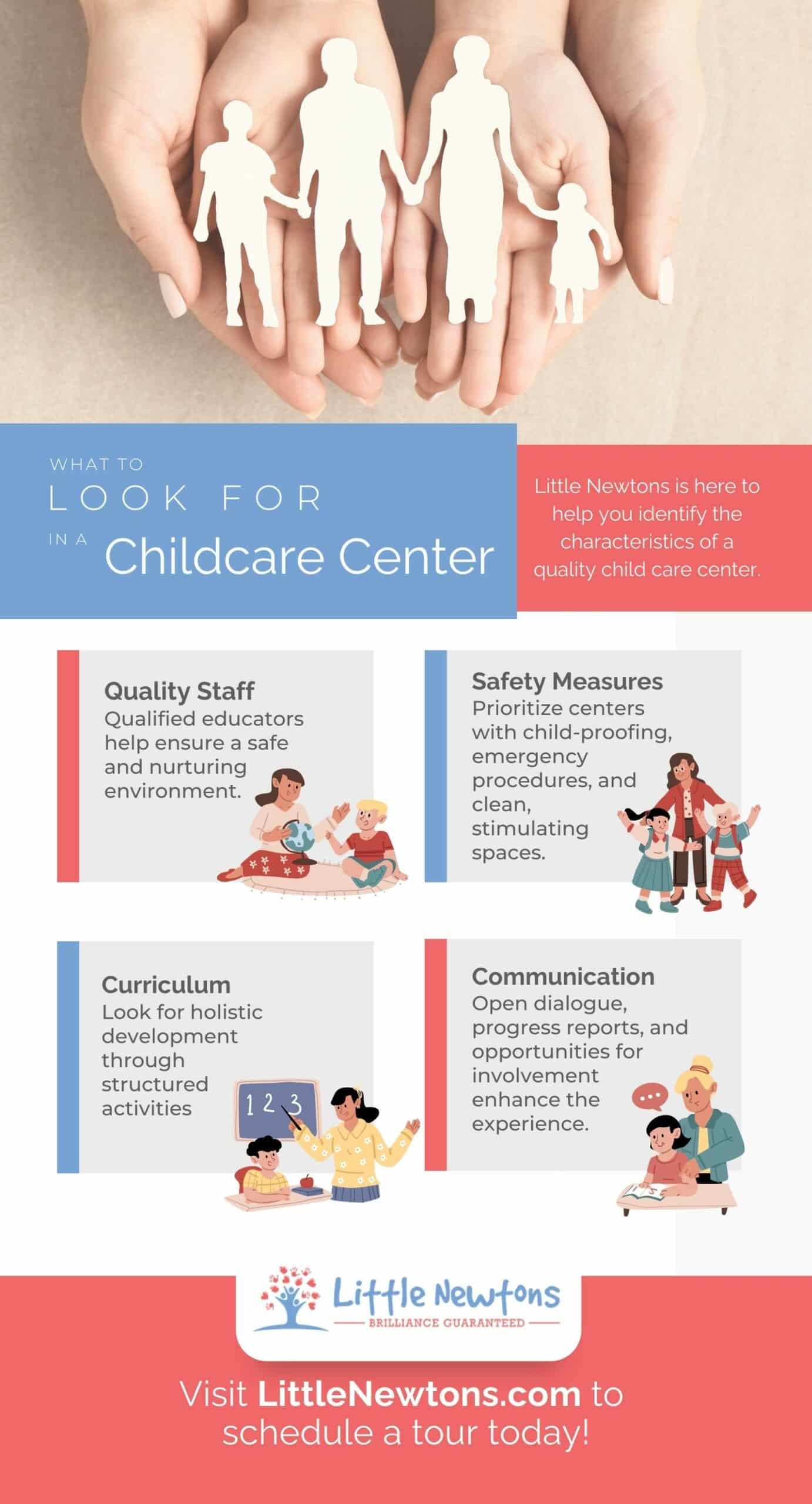 Infographic - What to Look For in a Childcare Center